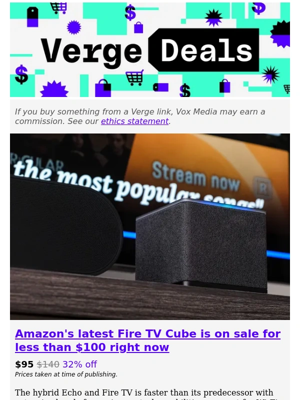 The Verge - Amazon's excellent streaming box is more than 30 percent off