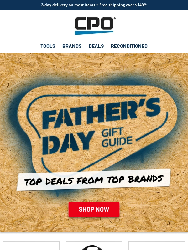 CPO Outlets - ? Top Father’s Day Gifts for Every Budget