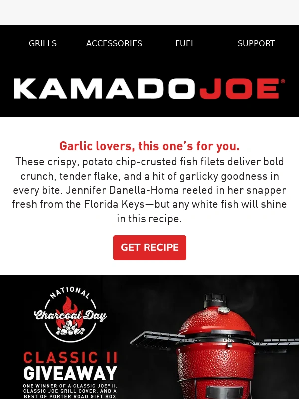 Kamado Joe - Fish & Chips just got better!