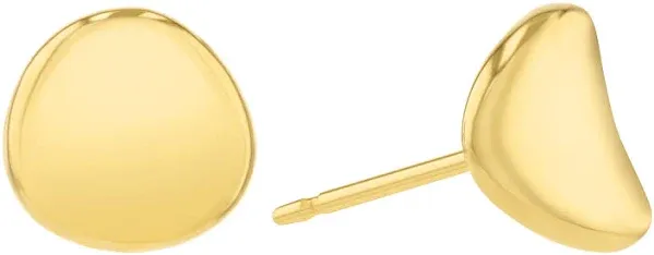 Bloomingdale's Fine Collection 14K Yellow Gold Disk Stud Earrings