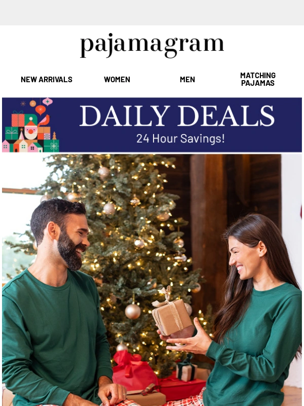 PajamaGram - 50% OFF Modern Plaid PJs