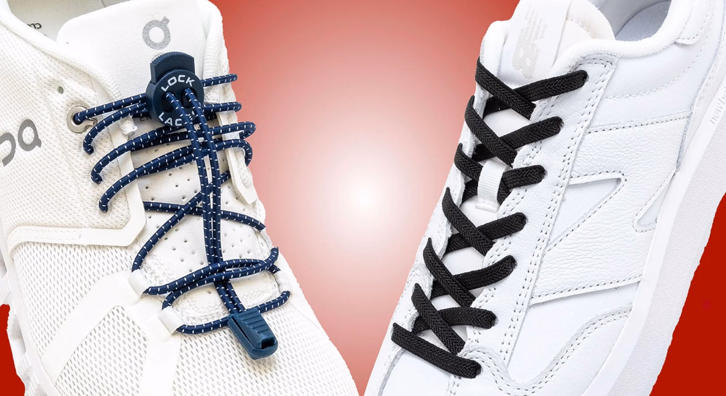 LOCK LACES: No-tie Shoelaces (2-Pack)