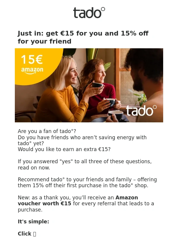 Tado - Want an extra £15?