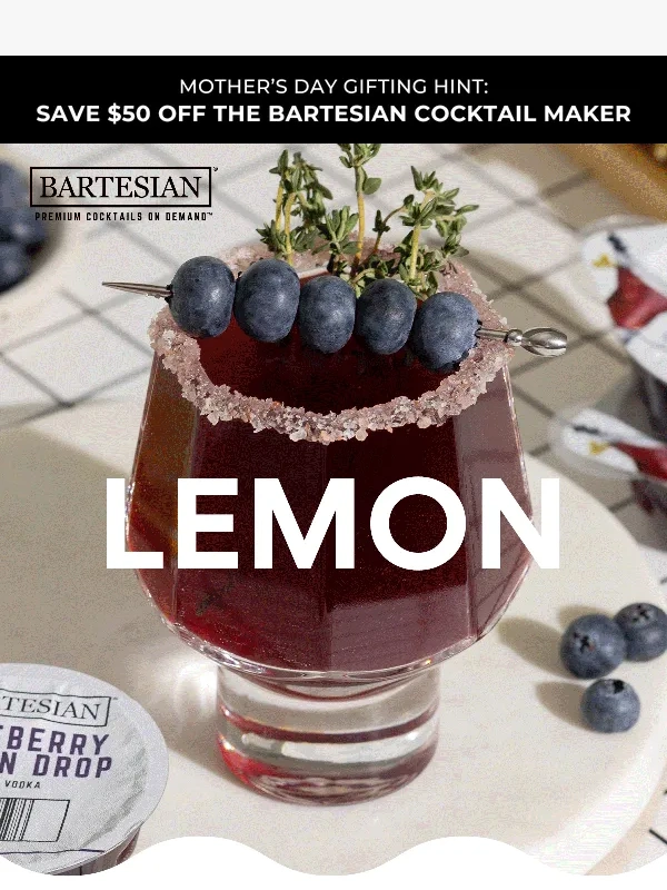 Bartesian - Lemon Drop Variety Pack is back,but not for long ?