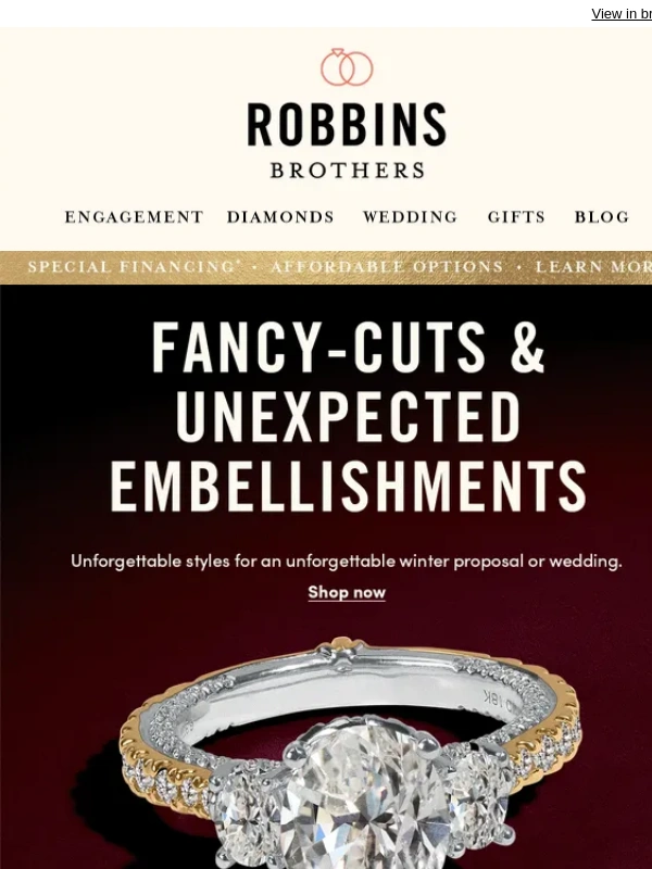 Robbins Brothers - Make the holidays shine brighter