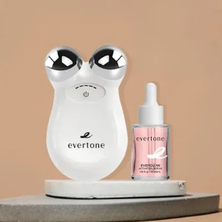 Evertone Skin Evertone Microcurrent Facial Toning Device with Serum Everlift + Everglow