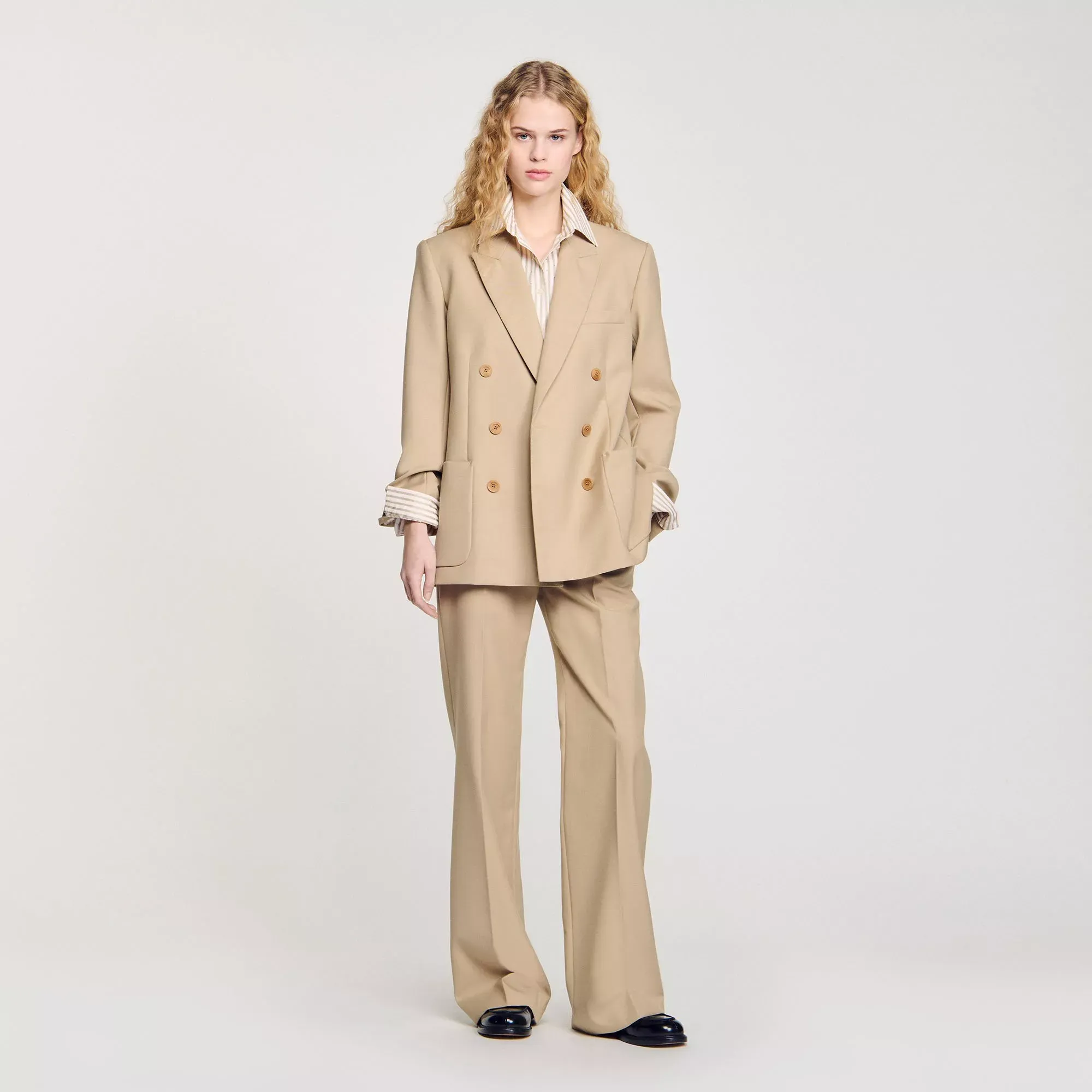 Sandro Double-breasted suit jacket - female - 10