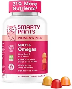 90-Count SmartyPants Women's Multivitamin Gummies w/Omega 3 (30 Day Supply, Strawberry, Orange, and Lemon Crème) $13.68 w/S&S + Free Shipping w/ Prime or on $35+