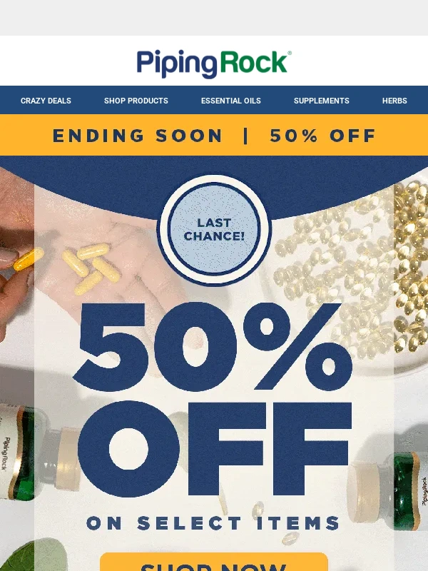 Piping Rock - HURRY! 50% OFF Ends Soon