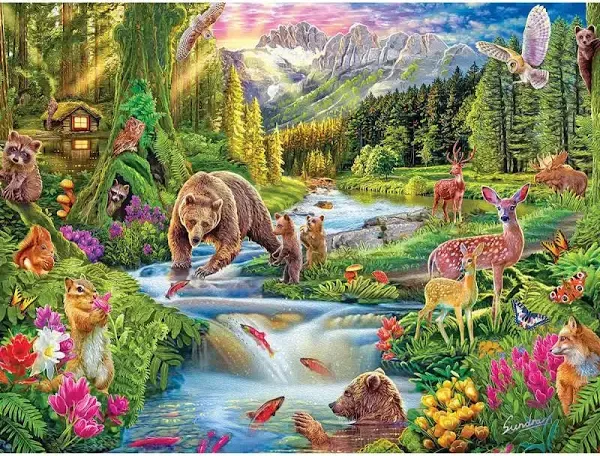 RoseArt Wild Frontier Jigsaw Puzzle