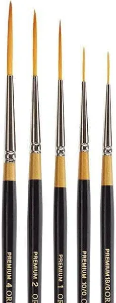 Kingart Original Gold Premium Script Liner Brush Set