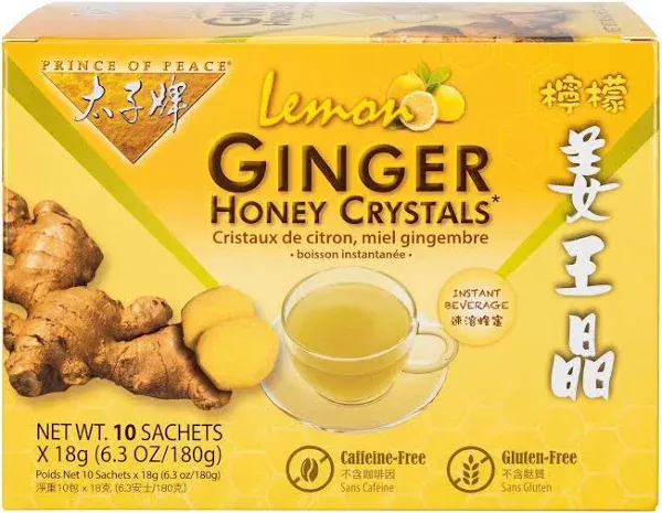 Prince of Peace Ginger Honey Crystals Lemon Instant