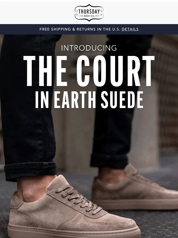 Thursday Boot - New Court Sneaker!
