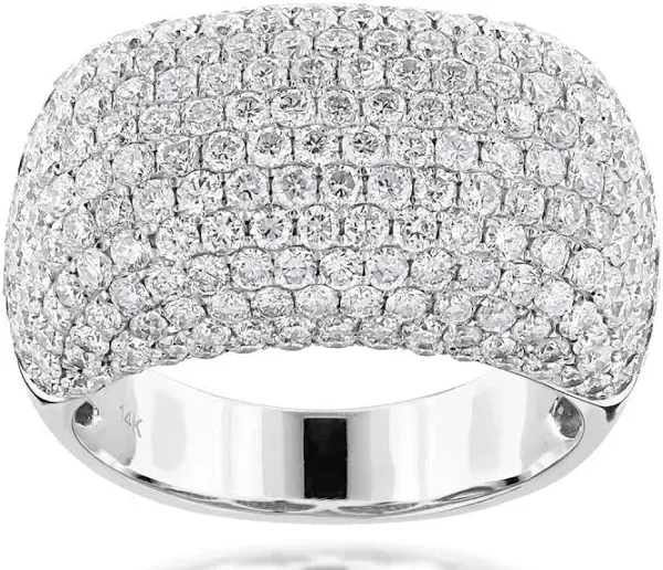 ItsHot Unique Massive Diamond Ring for Men 7.05ct 14K Gold