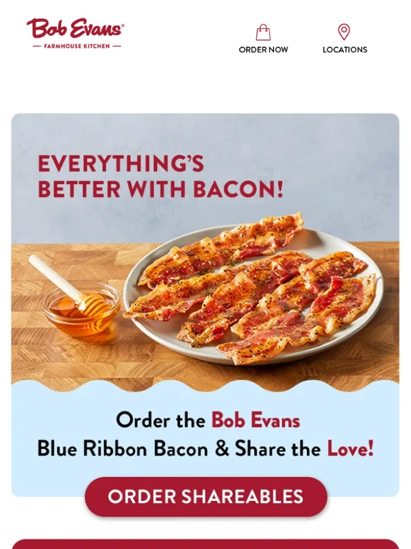 Bob Evans - ? This Deal is Bacon Me Hungry!