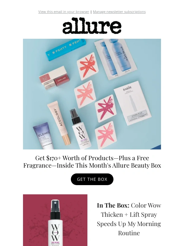 Allure - Get $170+ of Beauty Products tor $20 Right Now