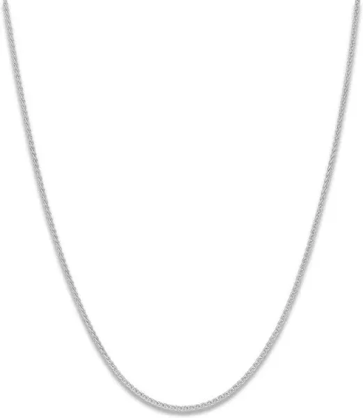 Jared Jewelers Round Solid Wheat Chain Necklace 14K