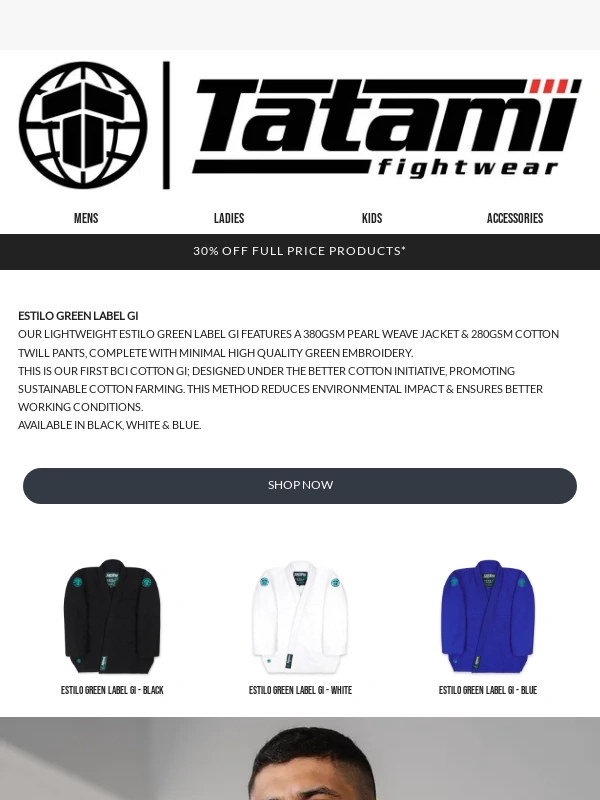 Tatami Fightwear - Discover our Estilo Green Label Gi ?