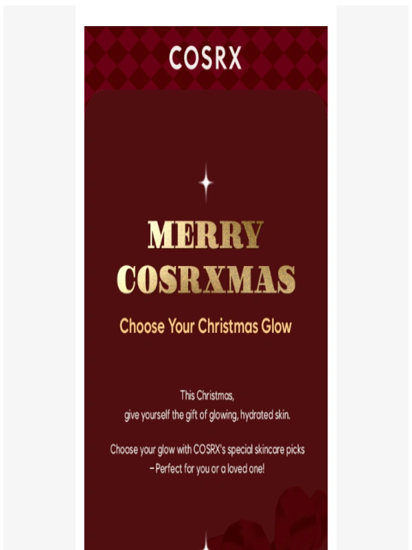 Cosrx - MERRY COSRXMAS!?✨