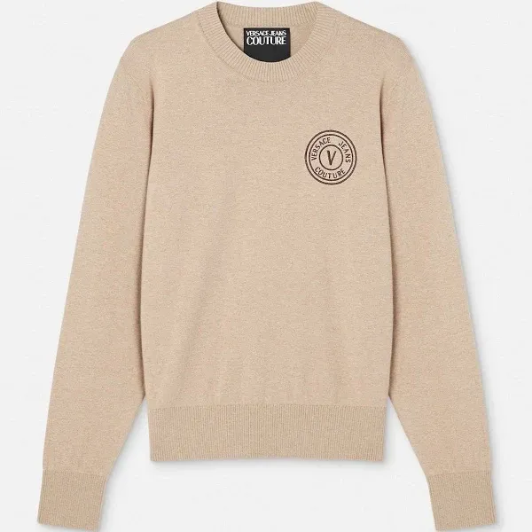 Versace Jeans Couture V-Emblem Cashmere-blend Sweater