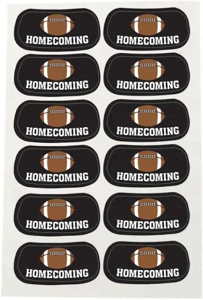 Fun Express Homecoming Spirit Eyeblack Temporary Tattoos