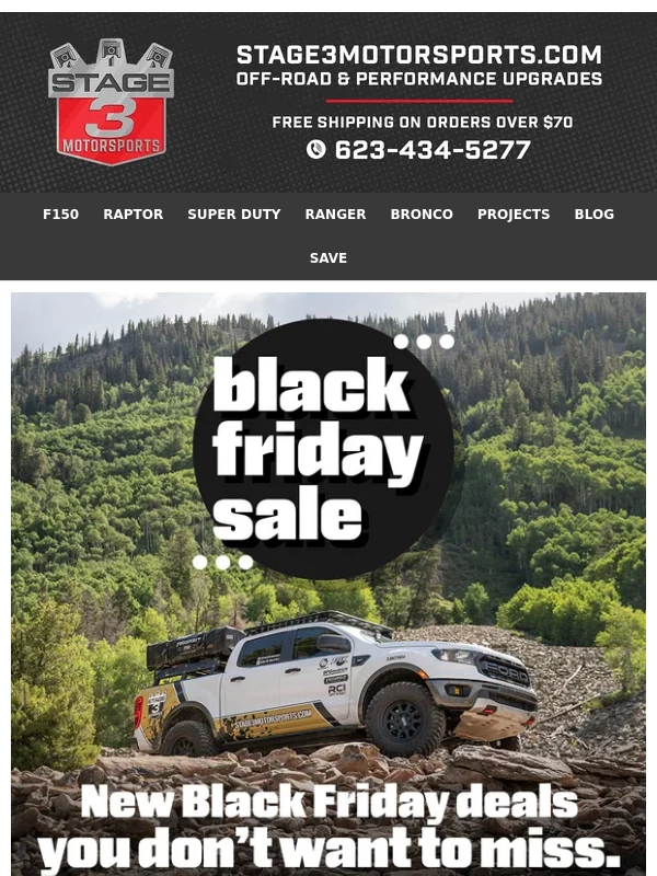 Stage 3 Motorsports - New Black Friday Savings Inside! ?