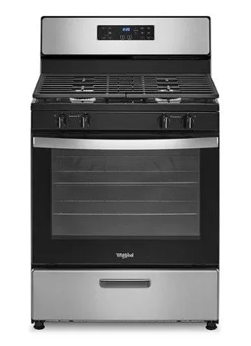 Whirlpool 30-in 4 Burners 5.1-cu ft Freestanding Gas Range WFG320M0M