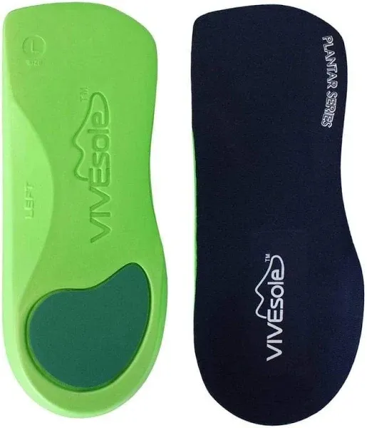 Vive Health Plantar Series 3/4 Length Insoles