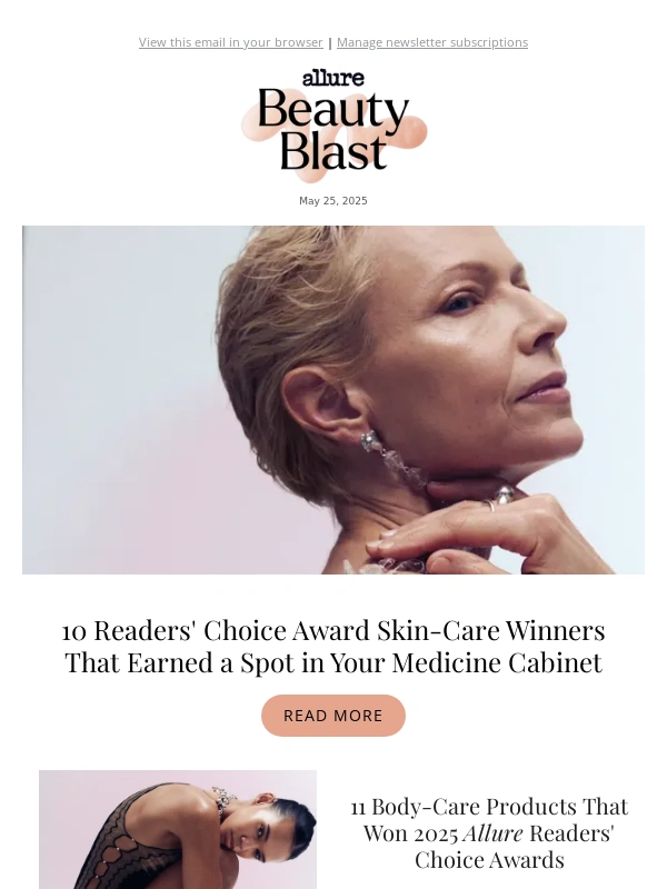 Allure - 11 Body-Care Products That Won a 2025 Allure Readers' Choice Award
