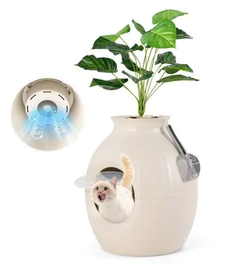 Costway Smart Plant Cat Litter Box