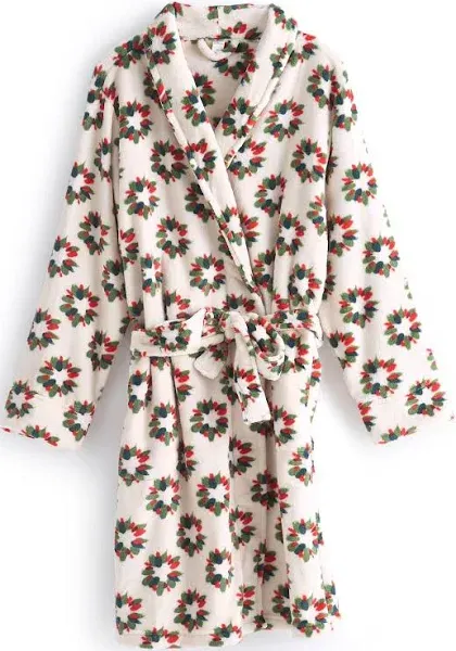 Vera Bradley Outlet Women's Fleece Robe Center Stage Glow