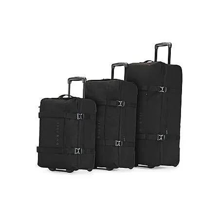 3-Piece Bugatti Denver Travel Duffle on Wheels Set (Black) $179.99 + Free Shipping