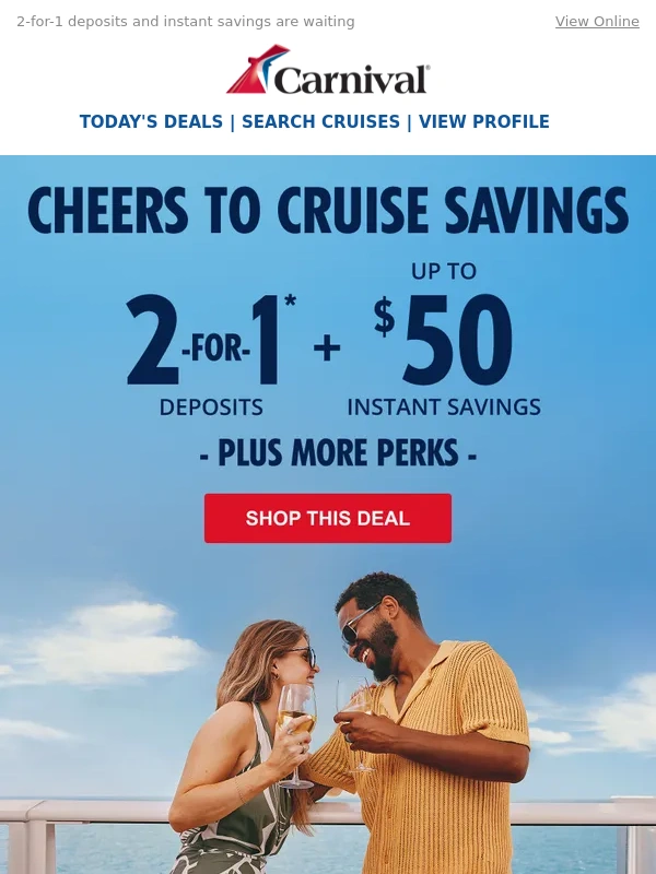 Carnival - You've got a NEW cruise deal???️