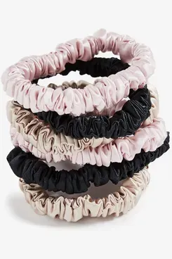 Slip Pure Silk Skinny Scrunchies - 6 Pack