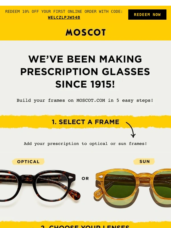 Moscot - Order Prescription Glasses Online