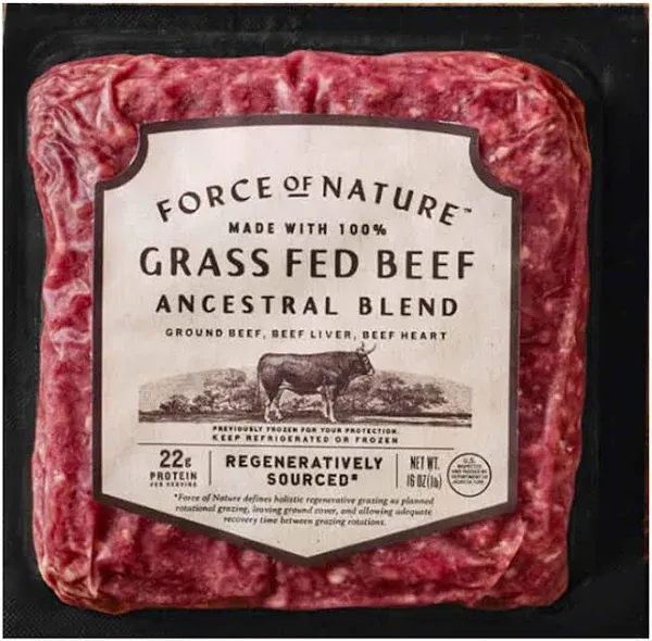 Force Of Nature Beef Ground Ancestral