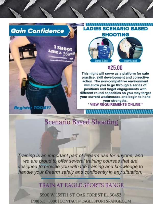 Eagle Sports Range - Ladies Scenario Based Shoot Night - Tuesday December 19th