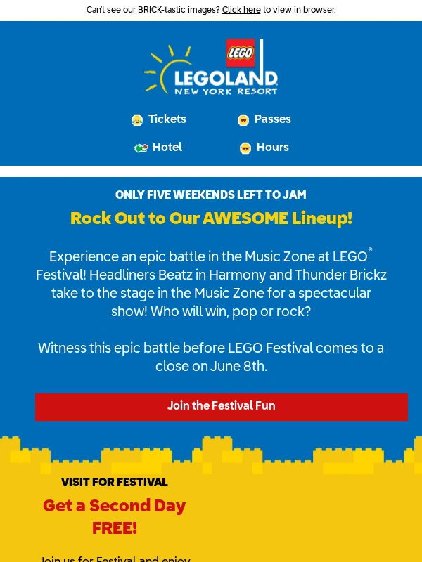 Legoland - Start Planning Your Next LEGO Festival Weekend ?