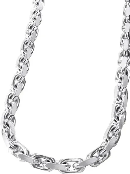 Hermes Men's 10K White Gold Link Chain