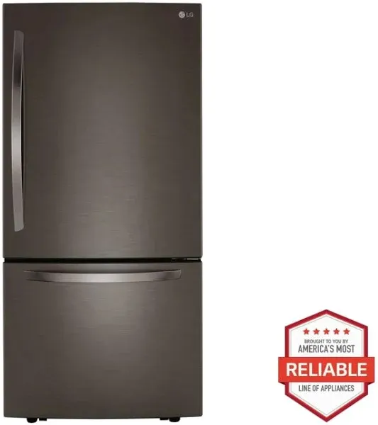 LG LRDCS2603D 26 Cu. ft. Bottom Freezer Refrigerator