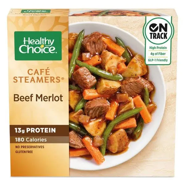 Healthy Choice Cafe Steamers Beef Merlot