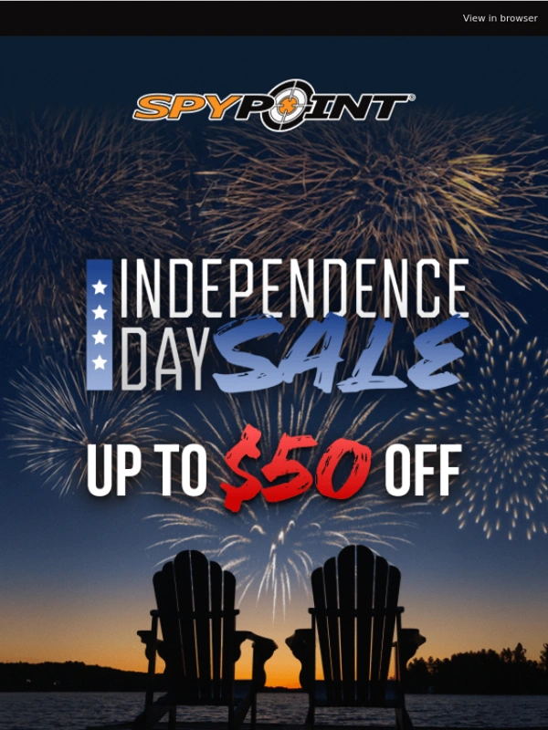 Spypoint - Independence Day Sale!