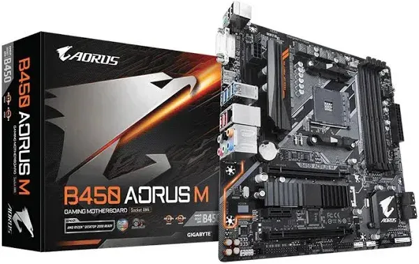 GIGABYTE B450 AORUS M AM4 AMD B450 Sata 6Gb/s