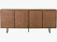 Dolores Cane Console Table (72")