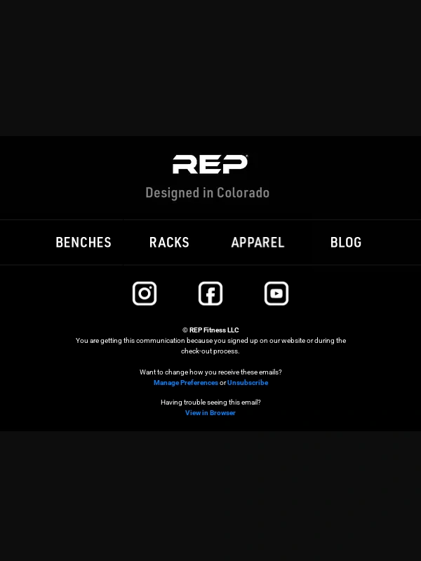 Rep Fitness - Once They're Gone,They're Gone