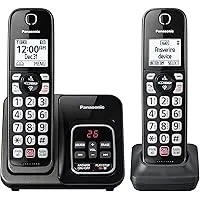 Panasonic Cordless Phone 2 Handsets KX-TGD832M Used
