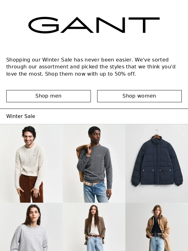 Gant - Winter Sale's top picks