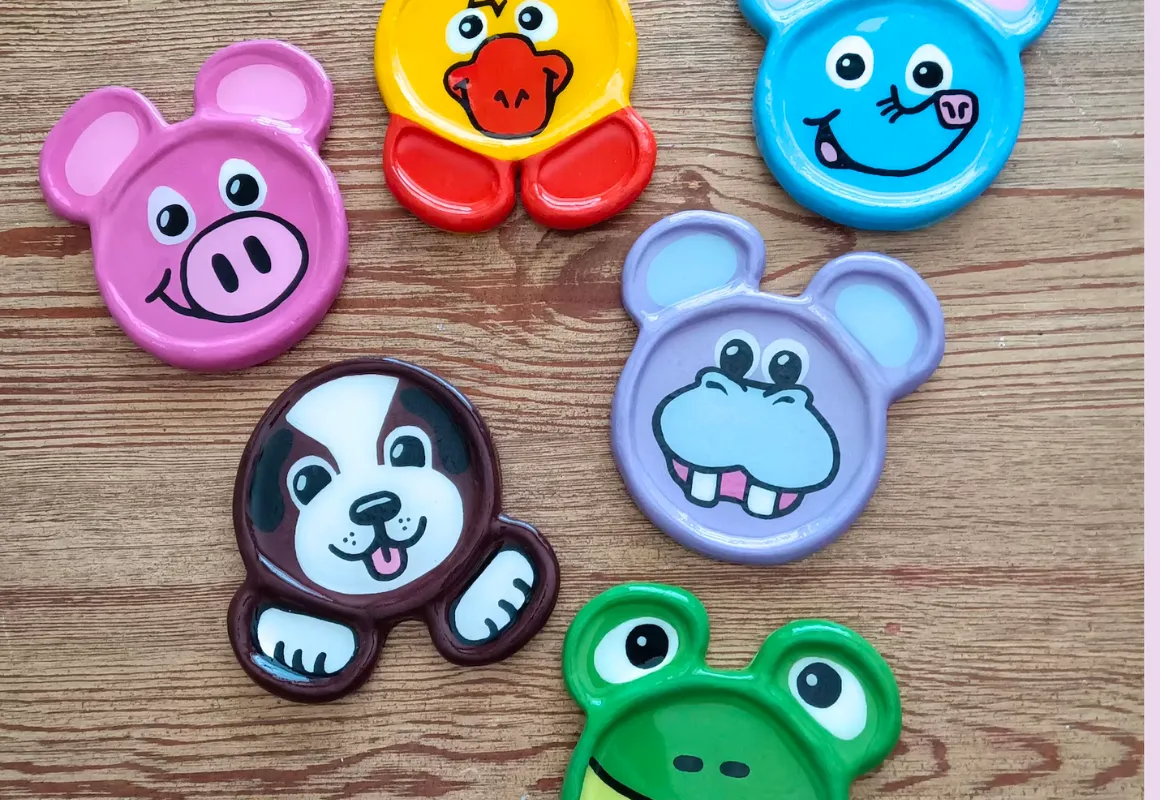 Handcrafted Zoo Pals-Inspired Coasters