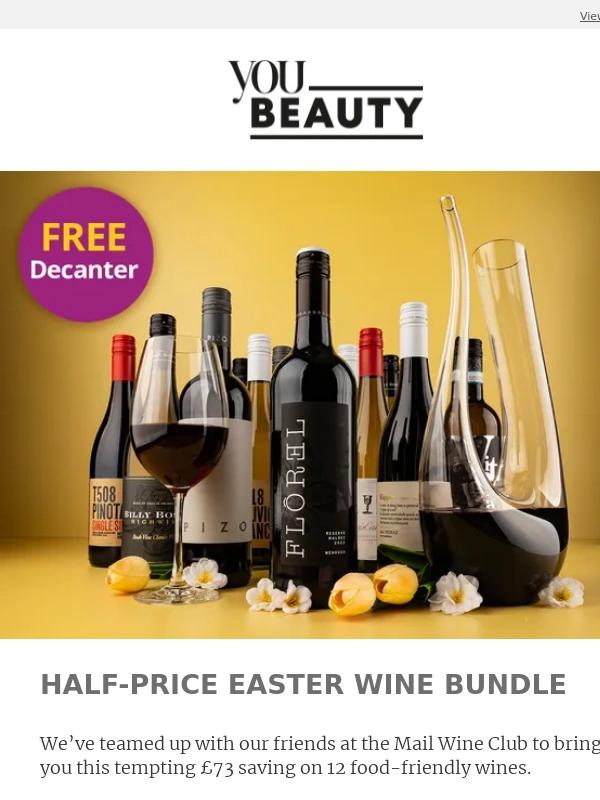 Dailymail - Stock up on wine for Easter ?