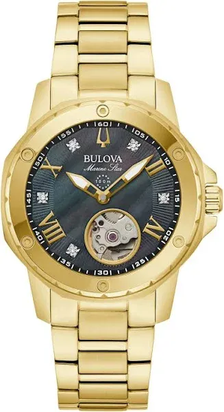 Bulova Women's Marine Star Automatic Watch 97P171